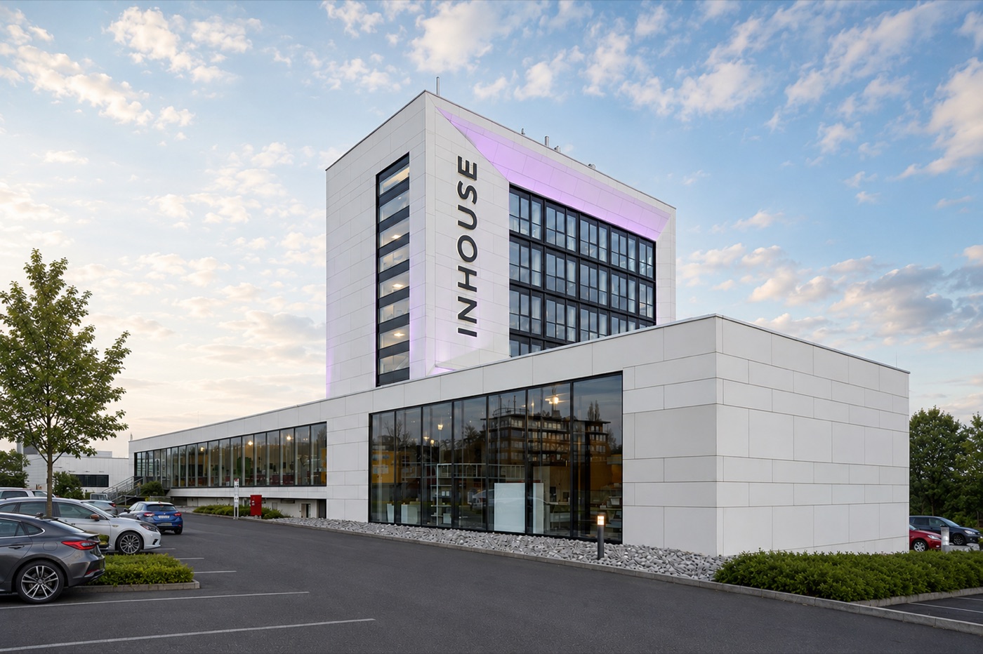 Decotec Germany - modernes Showroom- und Verwaltungsgebäude